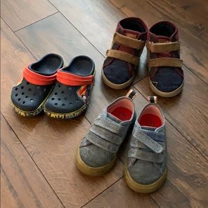 Toddler boy size 7 shoes (3 pair)